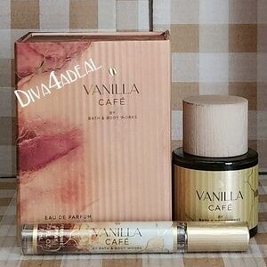 Bath & Body Works VANILLA CAFÉ 1.7OZ EDP & Mini EDP Spray